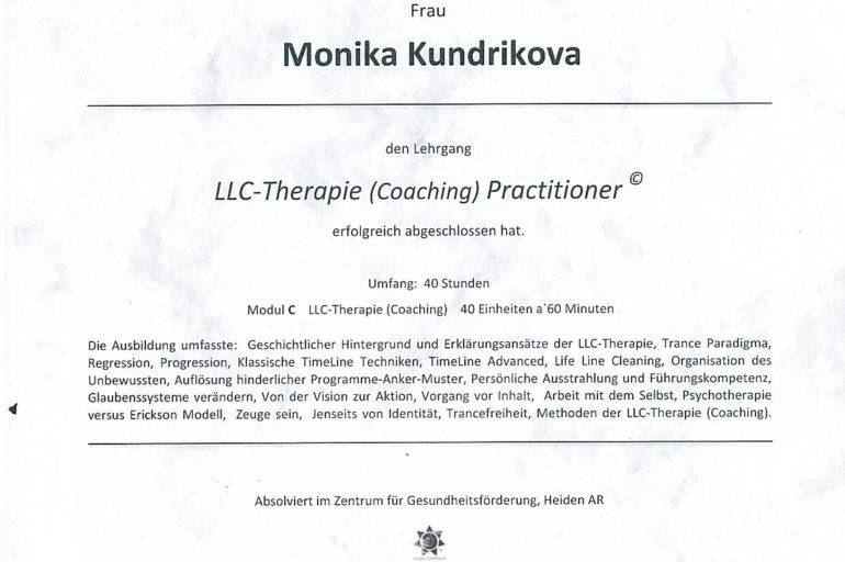 LLC Therapie Zertifikat